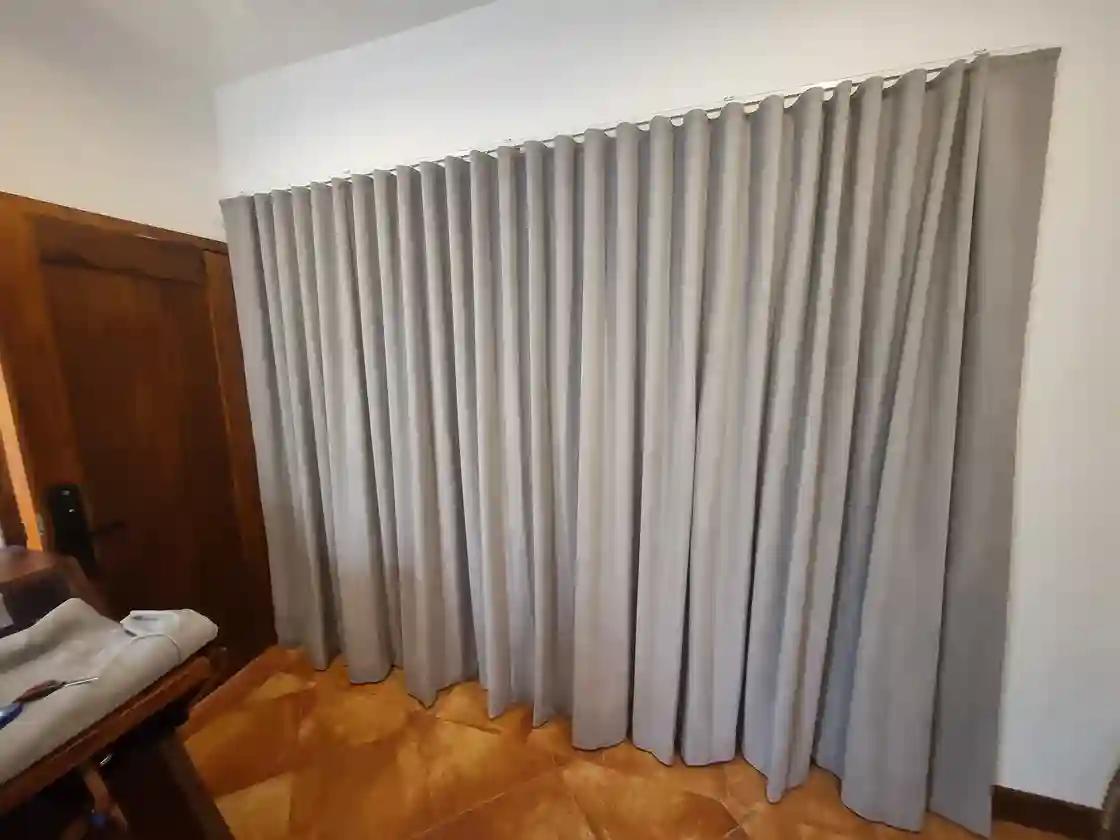 Detalle de tela pesada de alto gramaje